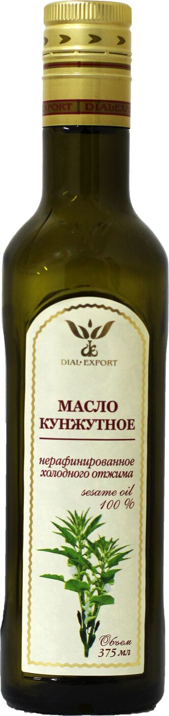 Растительное кунжутное масло нерафинированное 375 мл. Dial-Export