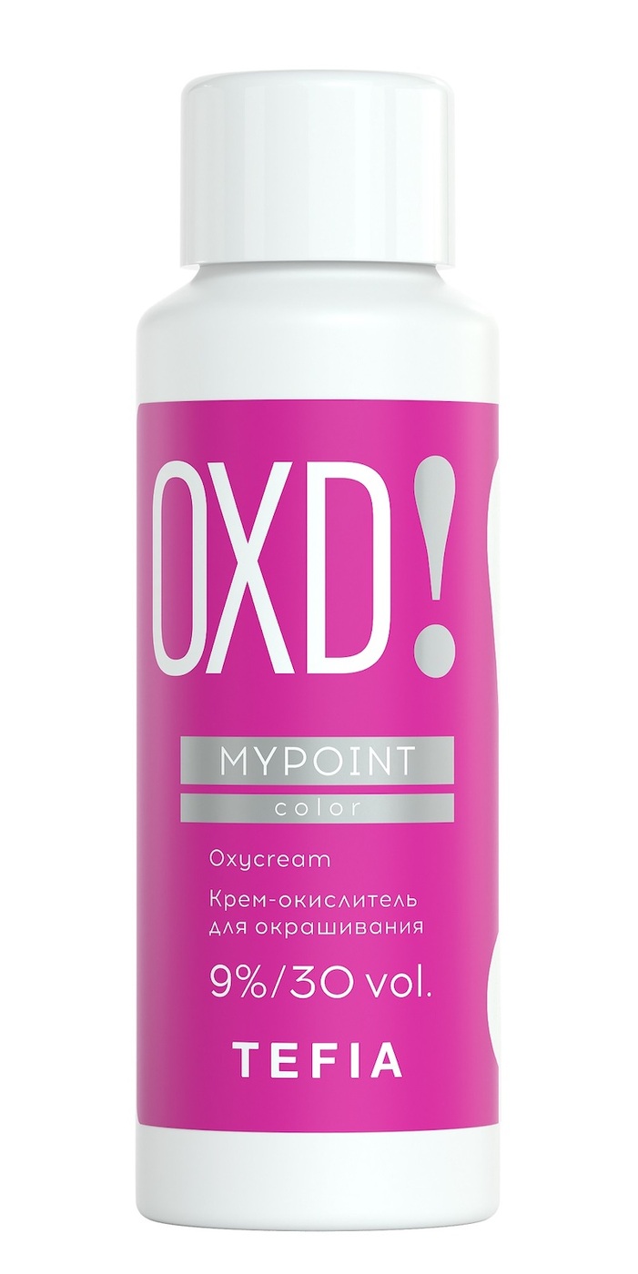 Tefia. Крем окислитель для окрашивания волос 9% (30 vol.) профессиональный  Color Oxycream MYPOINT 60 мл - купить с доставкой по выгодным ценам в  интернет-магазине OZON (228107113)