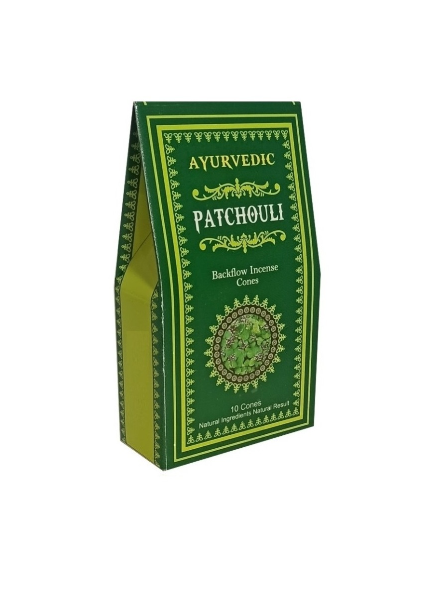 Благовония Аюрведик Пачули / Ayurvedic Patchouli, 10 конусов - купить ...