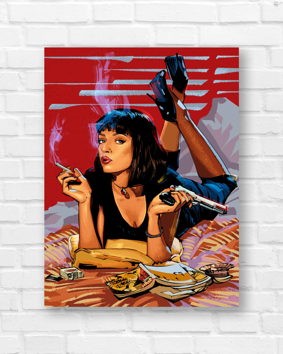 Постер Тарантино Pulp Fiction