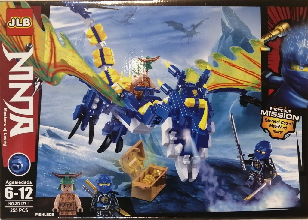 Конструктор ЛЕГО Ниндзяго Ninjago " Синий Дракон" — купить в интернет ...