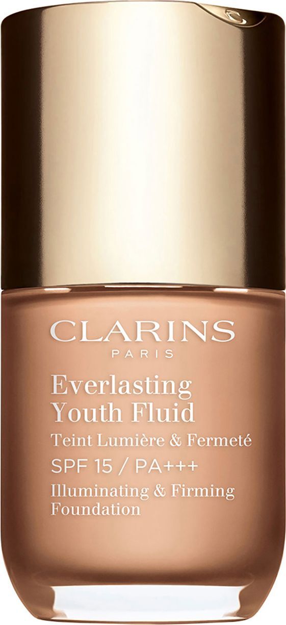 Clarins Everlasting Youth Fluid Устойчивый тональный флюид с омолаживающим действием SPF 15, 107 beige, 30 мл