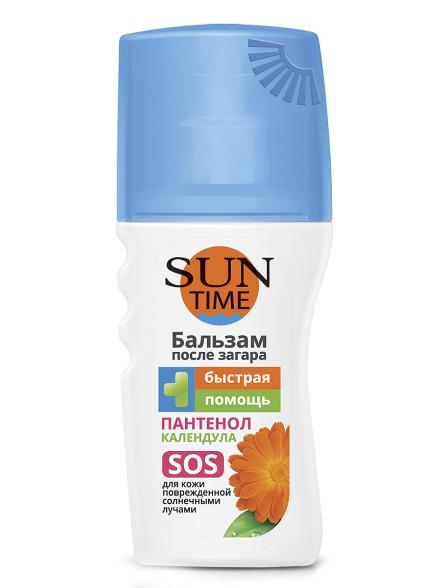 SUN TIME Бальзам-спрей после загара Быстрая помощь от солнечных ожогов ...