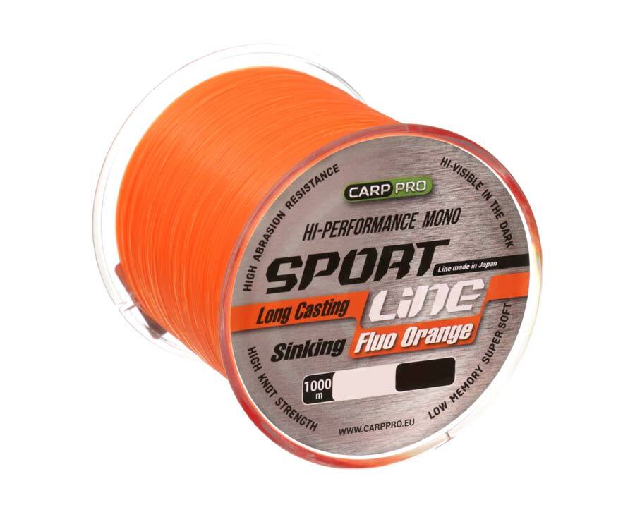 CARP PRO Леска Sport Line Fluo Orange 1000м 0,310мм