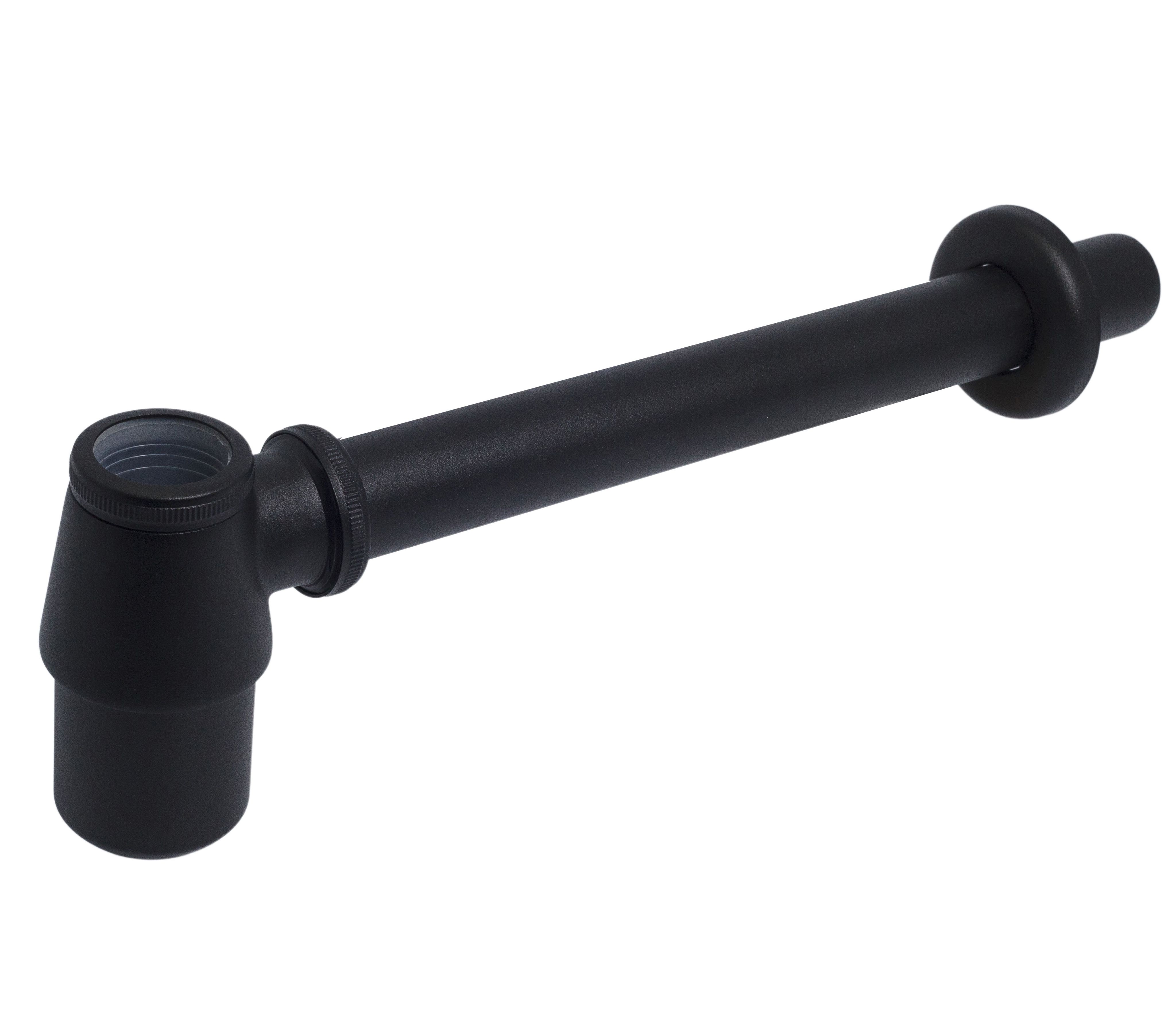 Сифон для раковины металлический черный, RUSANT, РС 500-07 - купить по ...?