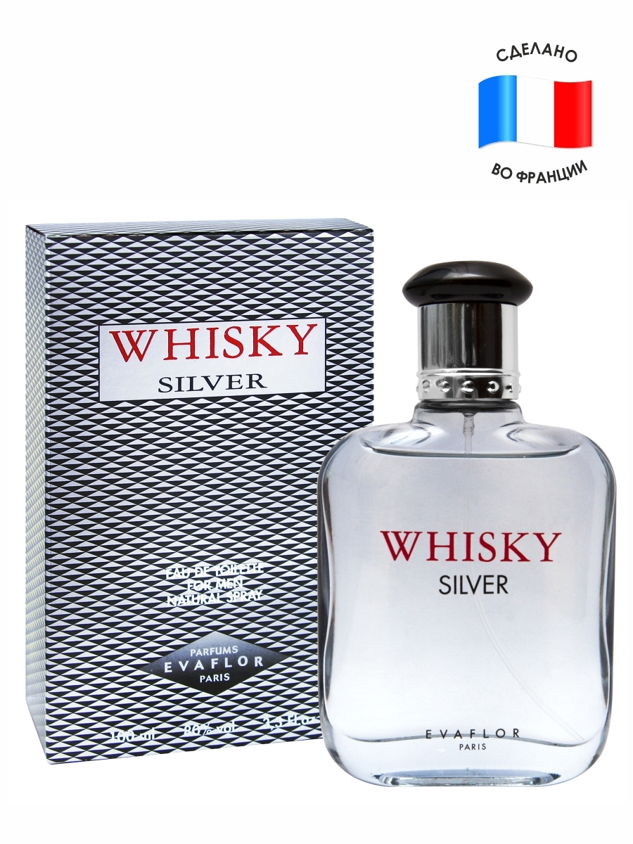 Evaflor/Туалетнаяводамужская"WhiskySilver",100мл/Французскийпарфюм,парфюм,мужской,духи,одеколон,туалетнаявода,парфюмерия,длямужчин,подарок,франция,сделановофранции,madeinfrance