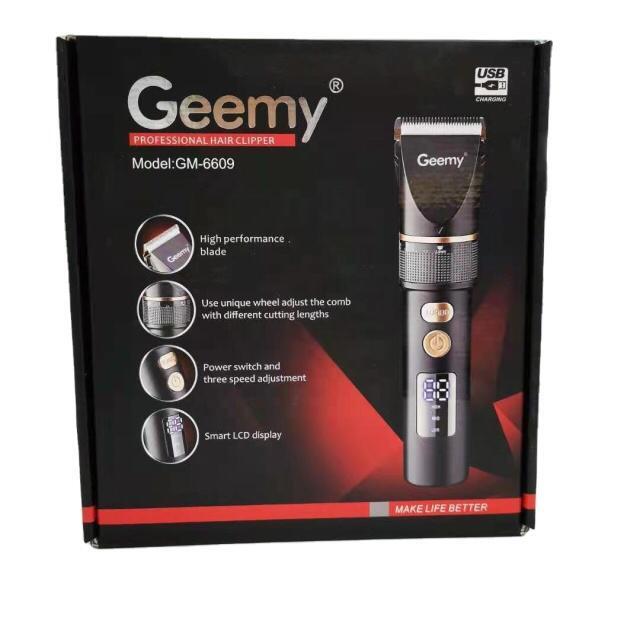 Машинка для стрижки GEEMY gm_6609, бронза, черно-серый - купить по выгодным цена