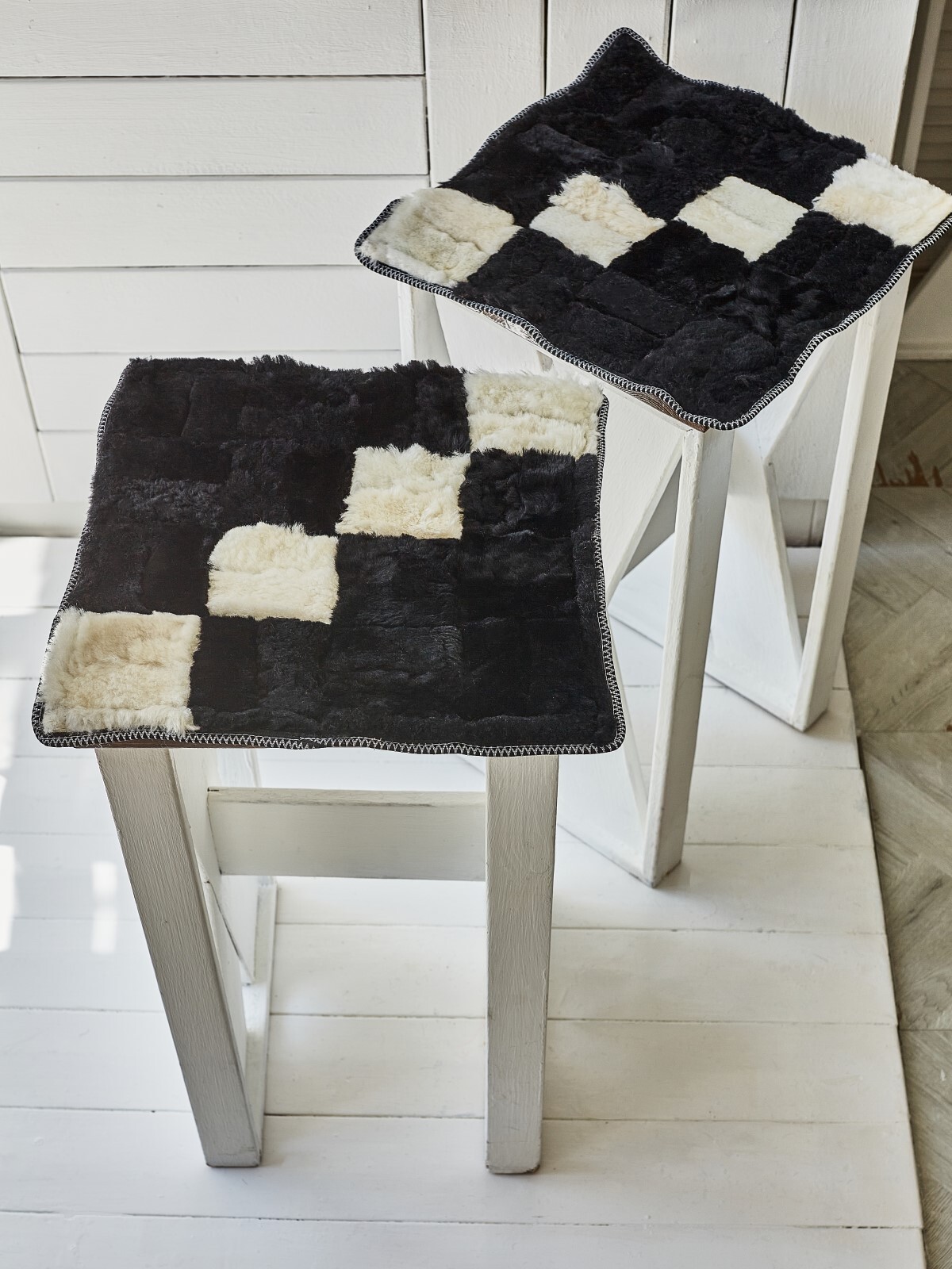 Подушка на стул ОвчинаТорг Подушки на стулья квадратные 40x40 см ...