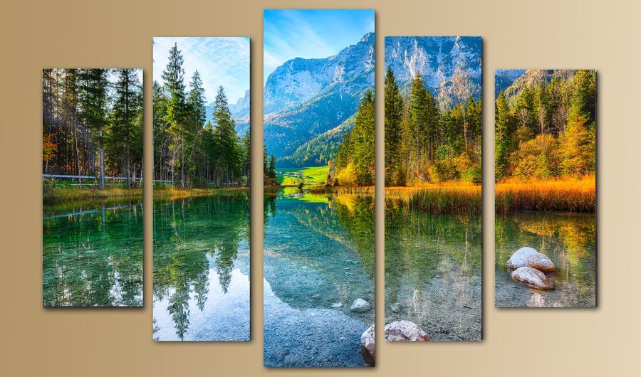 Природа картины модульные