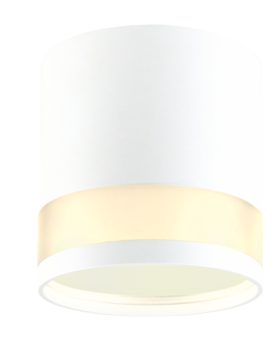 Светильник накладной под лампу gx53, Art Glass белый, 83*90