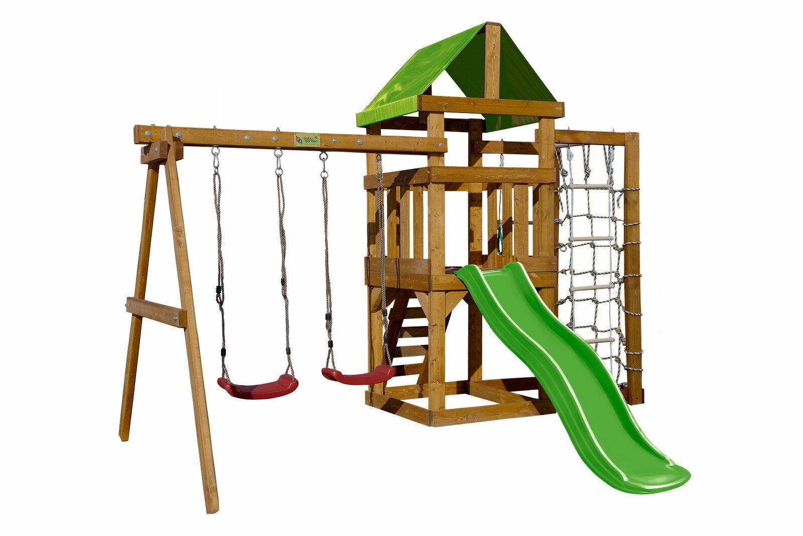 Детская игровая площадка с домиком Babygarden Play 9, качели, горка ...