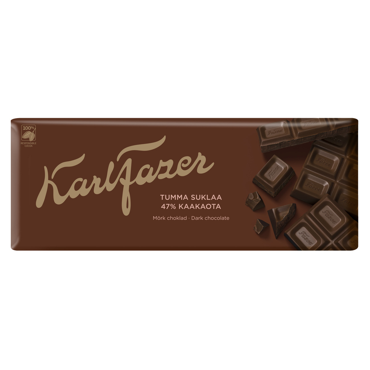 Шоколад Karl Fazer темный, 200 г — купить в интернет-магазине OZON с ...