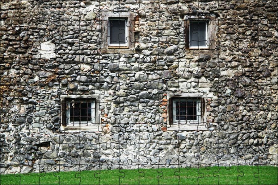 Каменные стеновые. "Каменные дома 136" Корсика+. Каменный дом (Гимарайнш, Португалия). Стена из природного камня. Дом из булыжника.