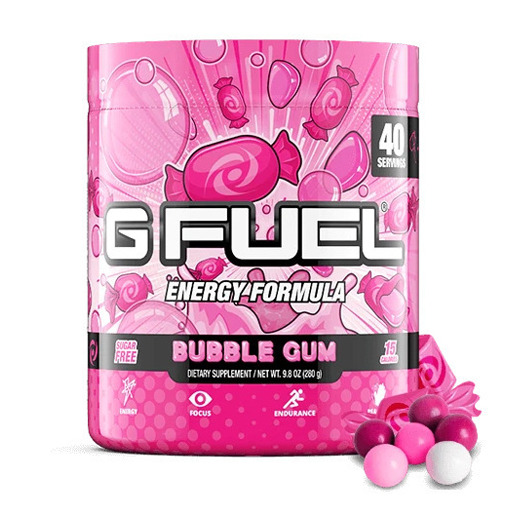 Сухой энергетик GFUEL Bubble Gum , 40 порций, 280 г. - купить в интернет-ма...