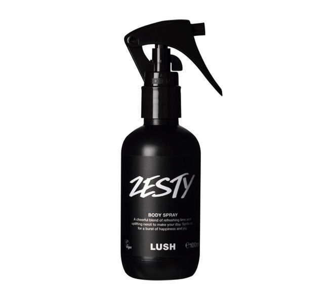 LUSH Душистая водаспрей для тела Zesty 100мл купить с доставкой по