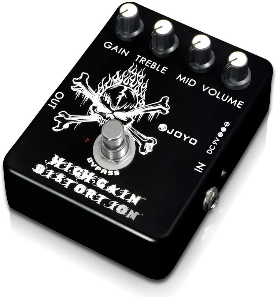 Педаль эффектов для электрогитары Joyo JF-04 High Gain Distortion, ножной переключатель, гитарный эффект