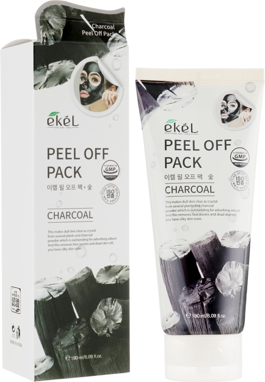 Ekel маска-пленка с древесным углем Peel Off Pack Charcoal — купить в ...
