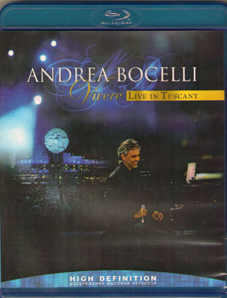 Andrea Bocelli Vivere Live In Tuscany (Blu-Ray диск)