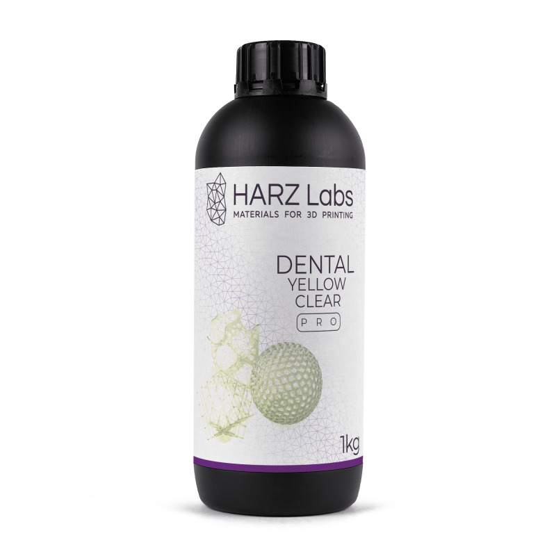 Фотополимер HARZ Labs Dental Yellow Clear PRO(1кг)