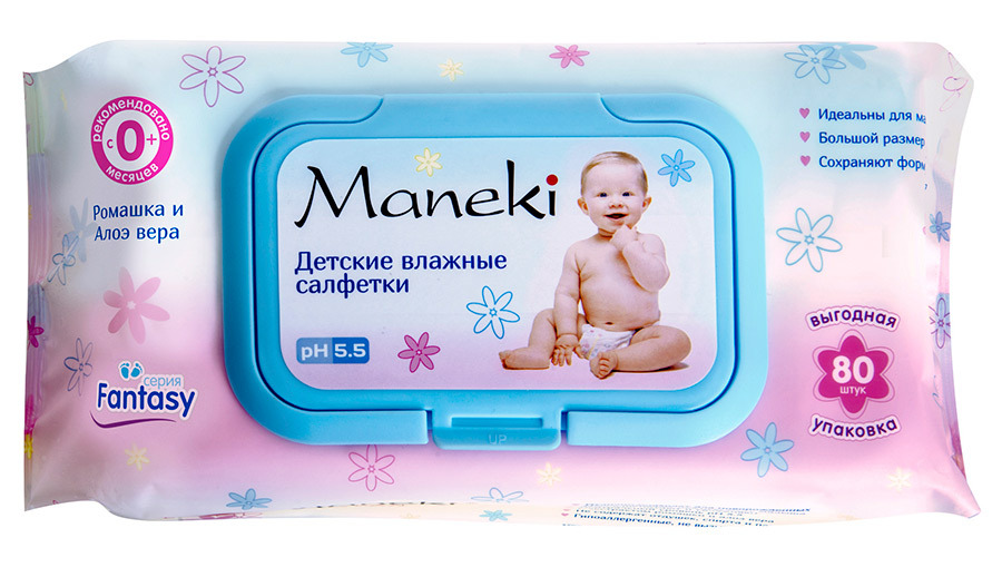 Влажные салфетки детские Озон
