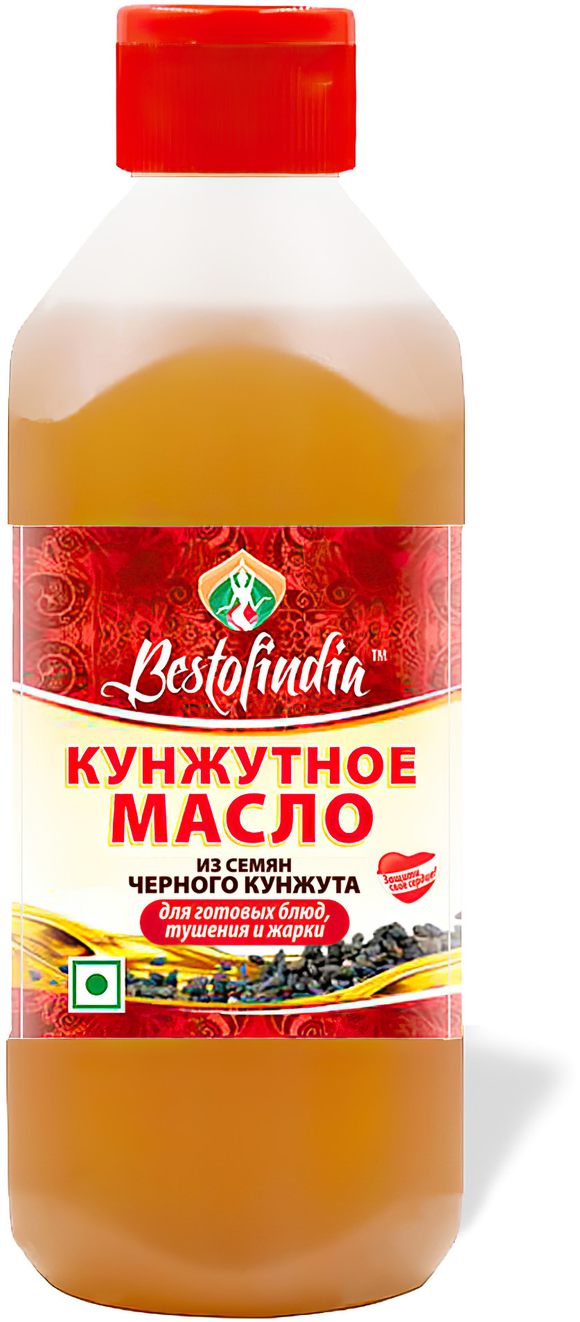 Кунжутное масло холодного отжима Bestofindia из семян черного кунжута ...
