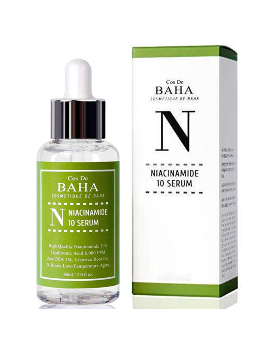 Cos de baha. Cos de Baha сыворотка с ниацинамидом. Cыворотка для лица cos de Baha n Niacinamide 10 Serum. Cos de Baha сыворотка с ниацинамидом и цинком. Противовоспалительная сыворотка для жирной кожи cos de Baha Niacinamide 10 Serum.