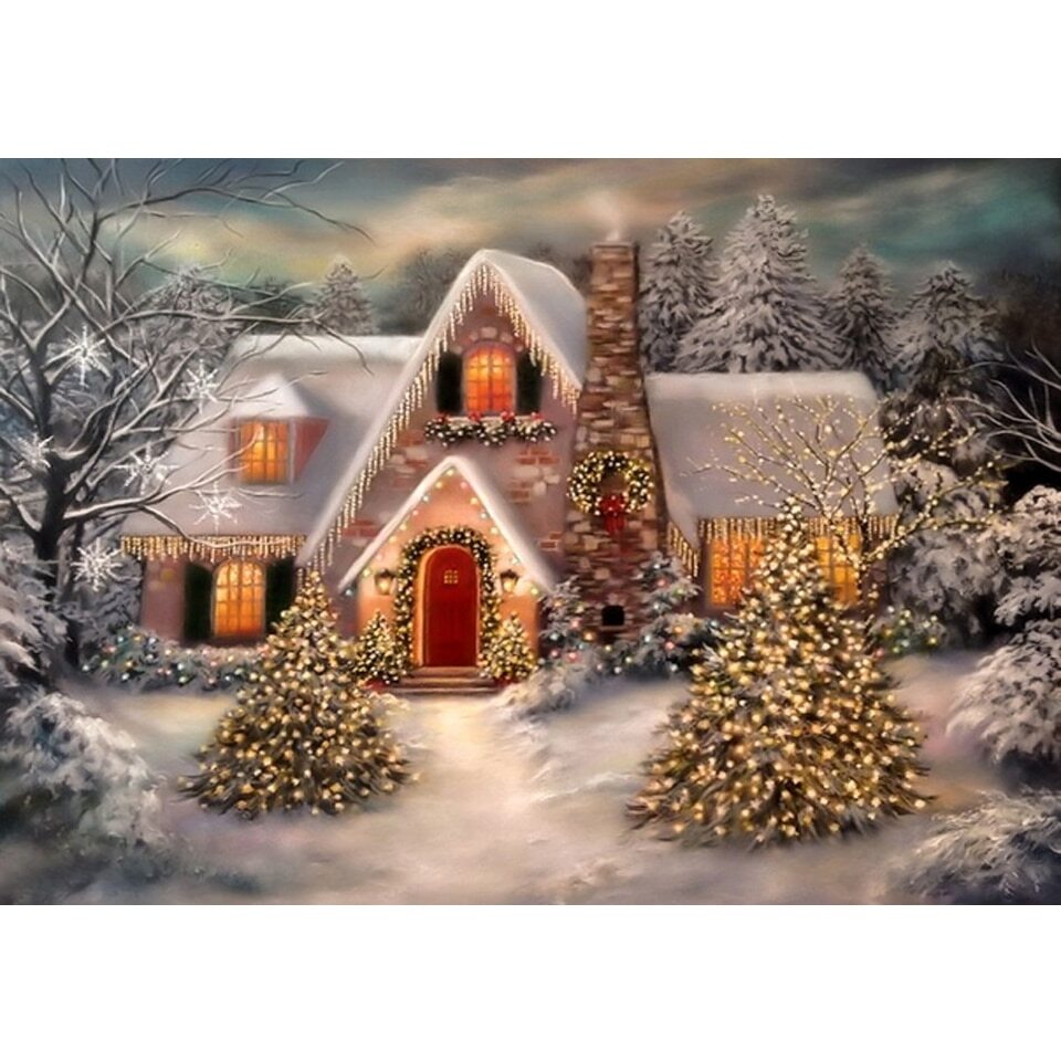 Волшебный зимний домик