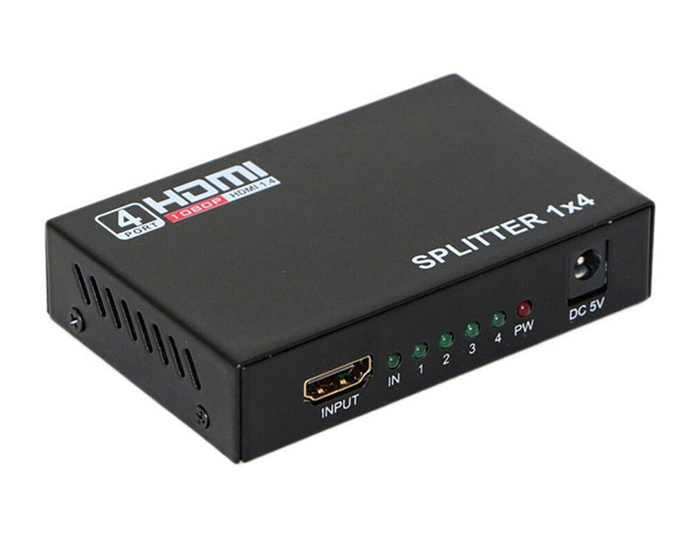 Сплиттер Orient HDMI 1.4 Splitter 1x4 HSP0104N