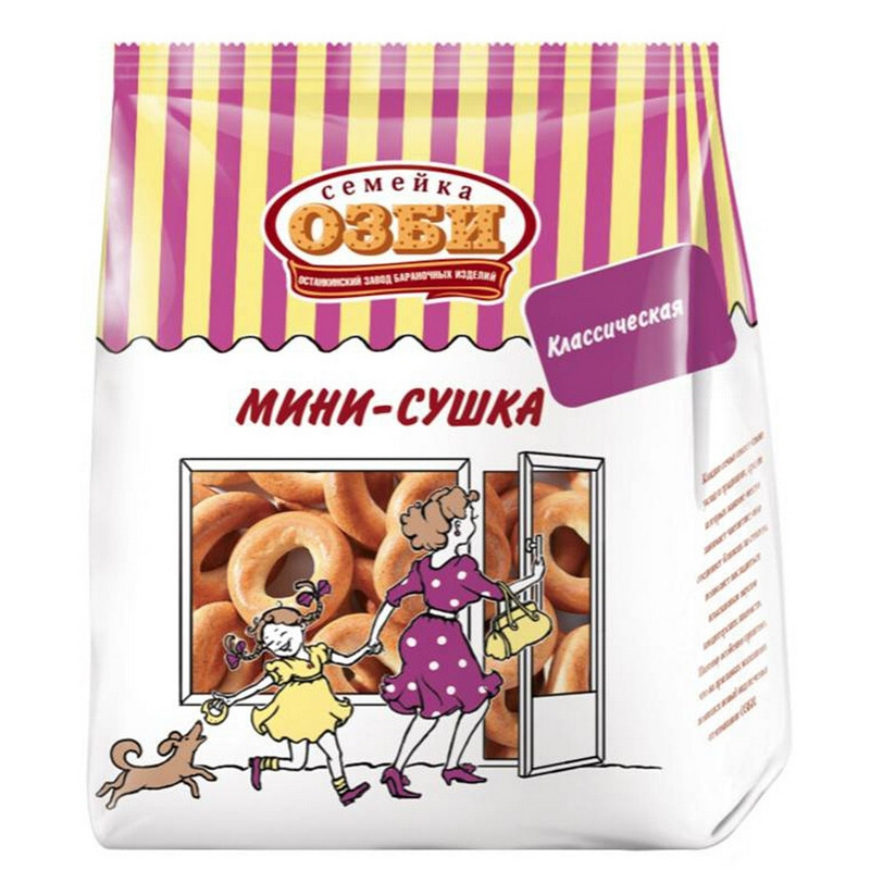 Характеристики Сушки Мини-сушки простые Семейка ОЗБИ 150 г. ,305 ...