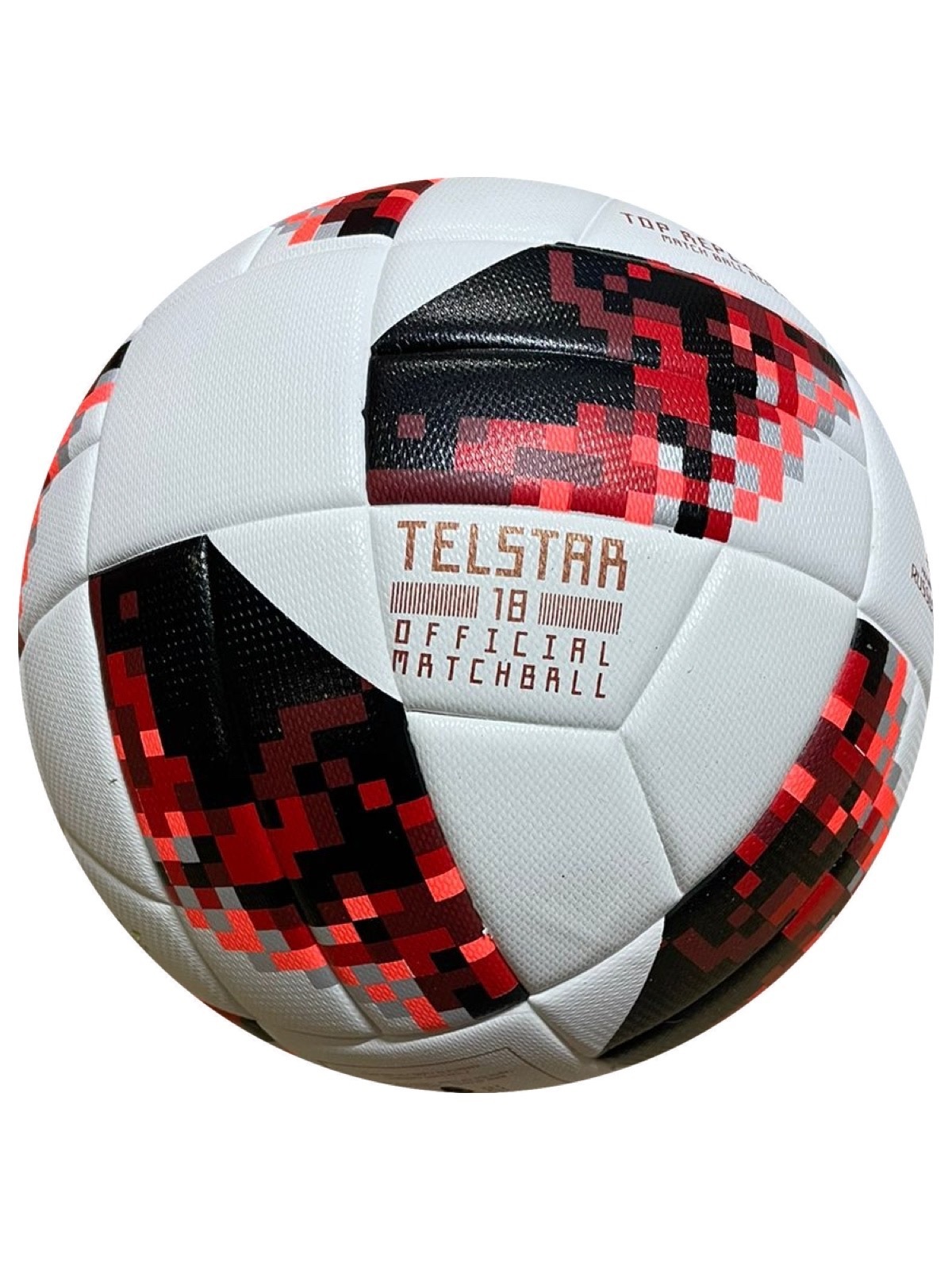 FIFA Футбольный мяч Telstar_5cda525661b2490cb87ce4c533bb3b87, 5 размер,  красный