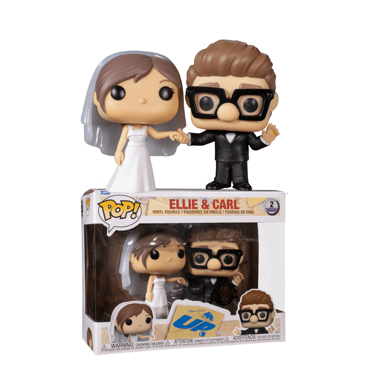 funko pop up carl y ellie