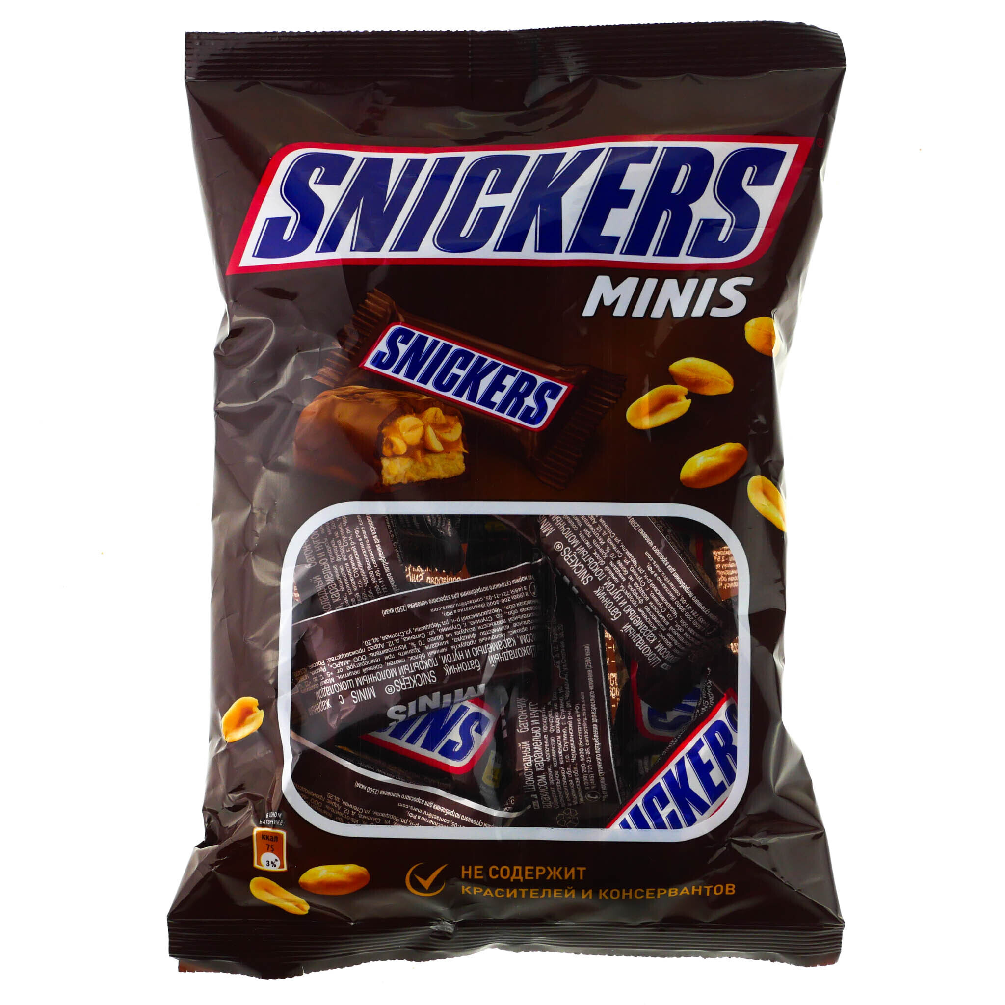 Шоколадные конфеты Snickers minis, 180 г — купить в интернет-магазине ...