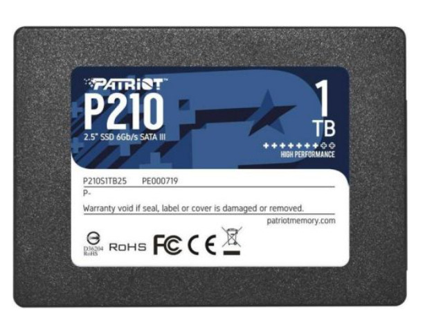 PatriotMemory1ТБВнутреннийSSD-дискMemoryP210S1TB25(P210S1TB25)