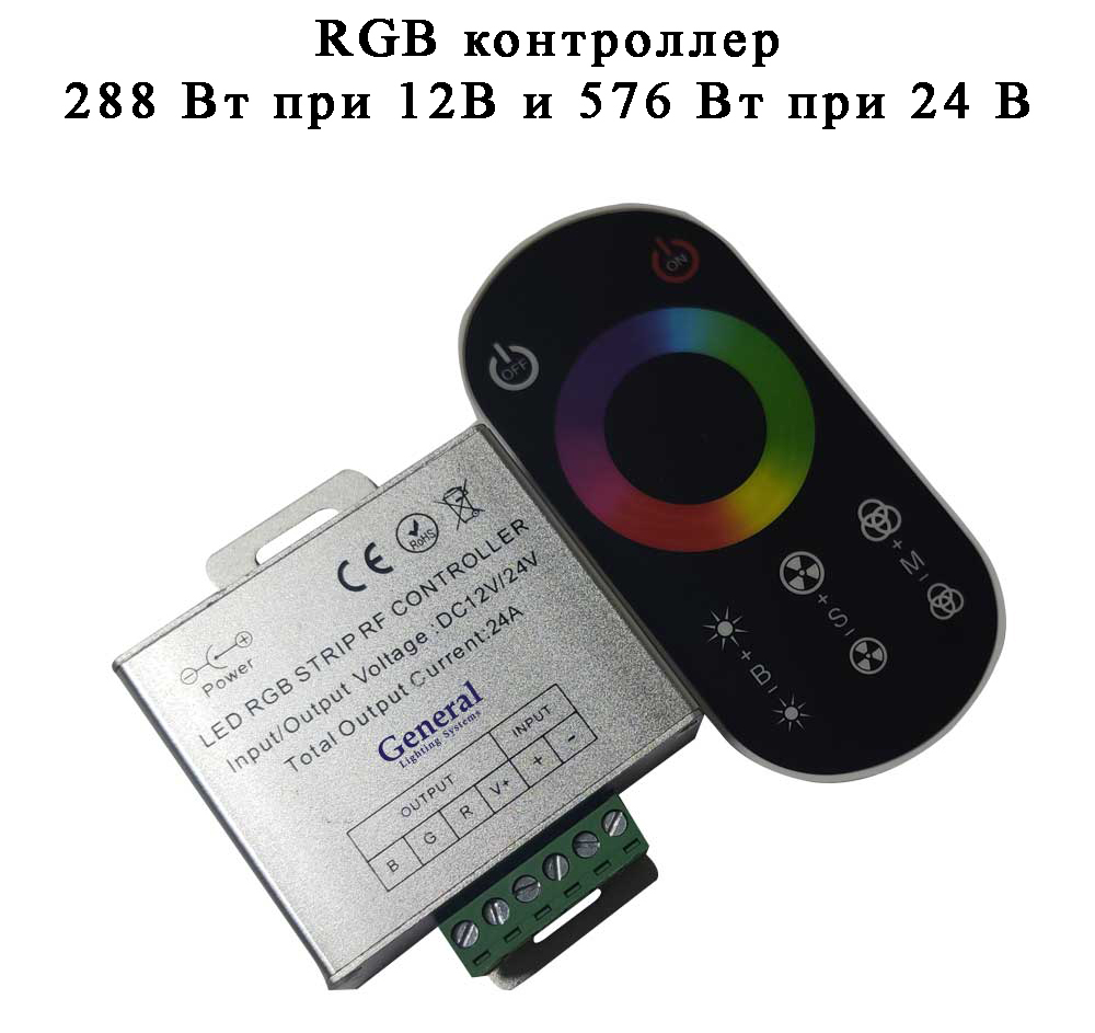 RGBWконтроллерGDC-RGB-288-R-IP20-12/24