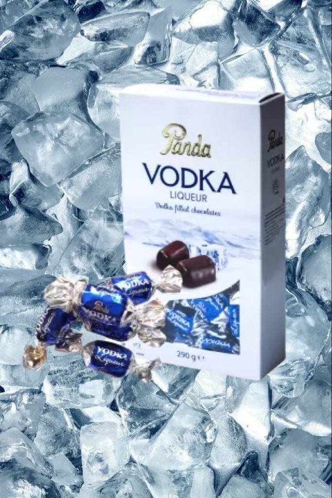 Характеристики Panda, конфеты шоколадные Vodka с начинкой из водки 290 ...