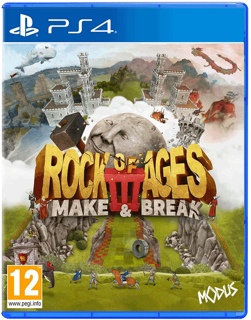 Игра Rock of Ages 3: Make and Break (PlayStation 4, Русские субтитры)