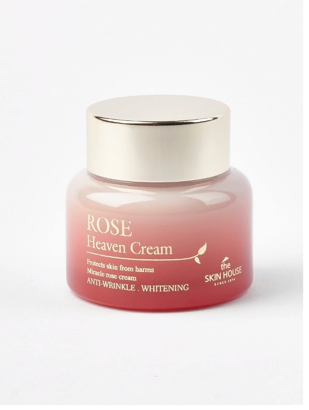 Rose heaven cream anti wrinkle. Антивозрастной крем для лица с экстрактом розы "Rose Heaven", 50мл, the Skin House. Rose Heaven Cream. Pearl Heaven крем.