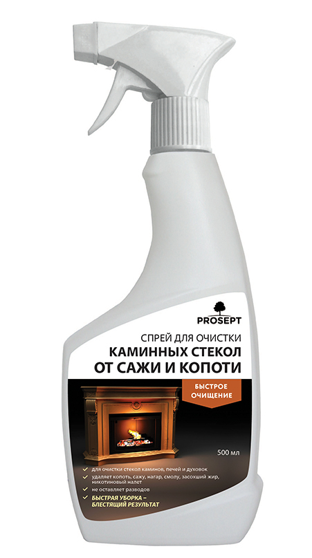 Спрей для очистки каминных стекол от сажи и копоти Prosept Universal Hard, 0,5 л