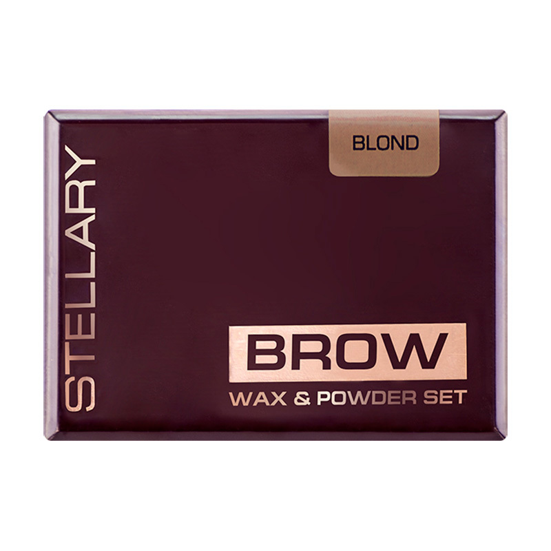 Stellary brown. Набор для бровей Stellary Brow Wax & Powder Set оттенок 02 brunette тени + воск 3 г. Stellary Brow Wax Powder Set тон 01. Stellary для бровей. Stellary набор для бровей / professional Brow Set тон 01 blond.