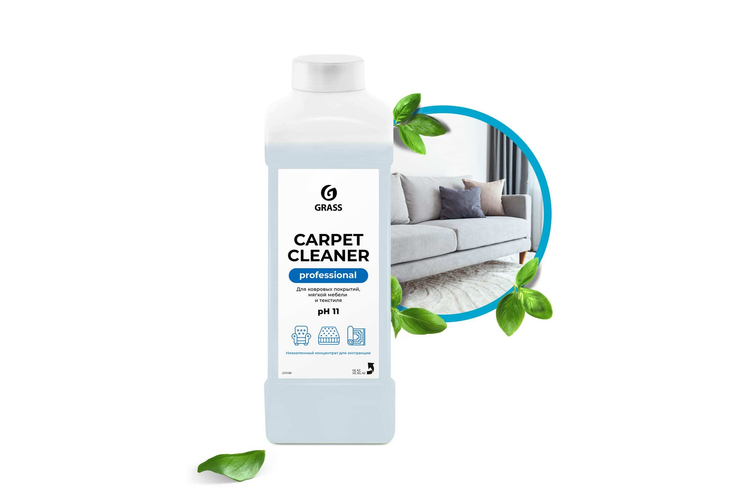 Очиститель ковровых покрытий grass Carpet Foam Cleaner 1л