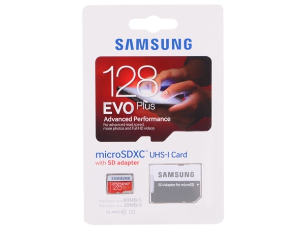 Карта памяти samsung evo plus microsdxc 64gb class 10 uhs i u1