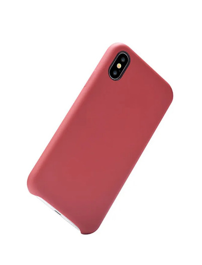 ЧехолDeviaдляiPhoneXs,iPhoneXNaturecase,красный