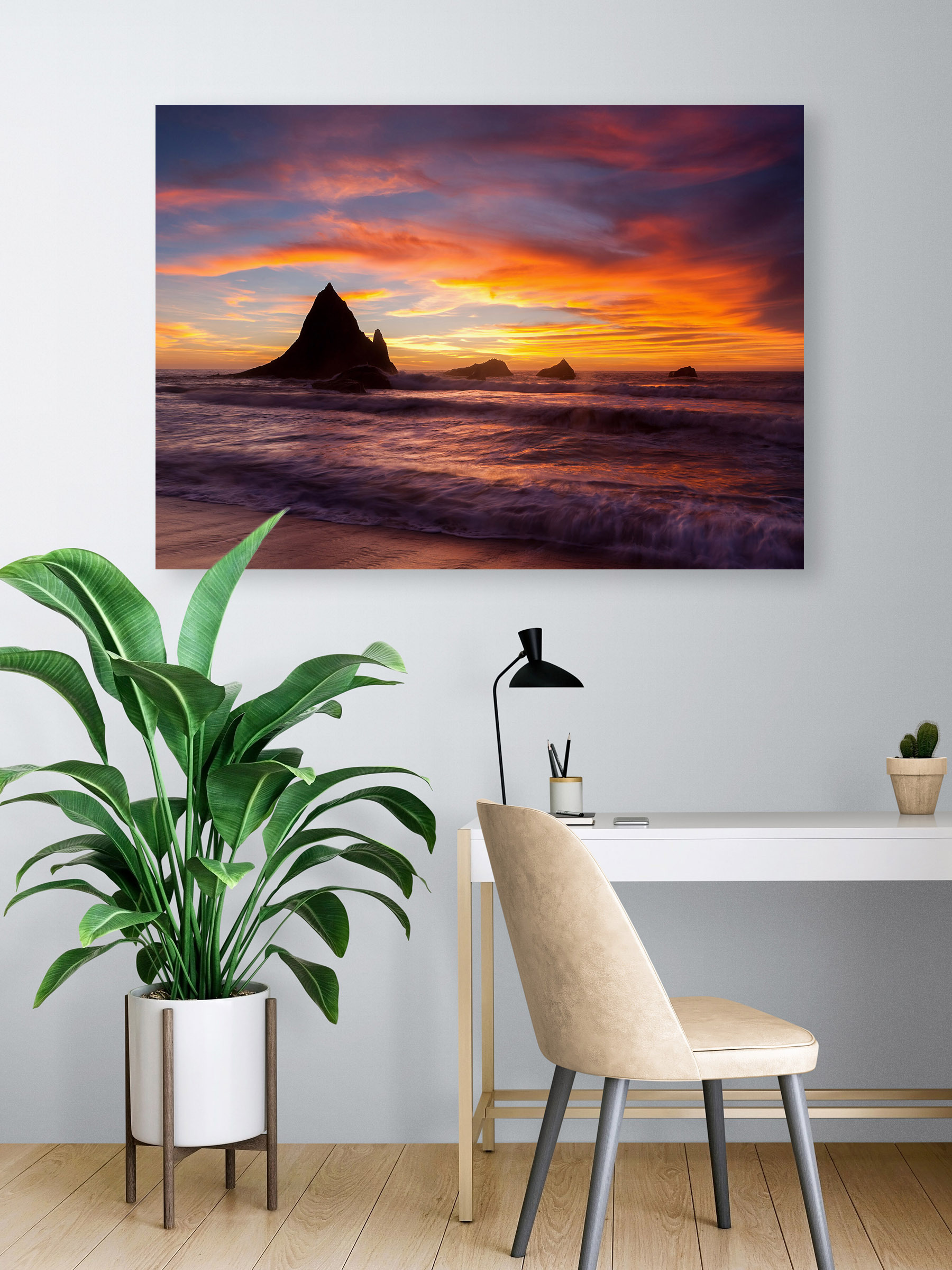 Постер море