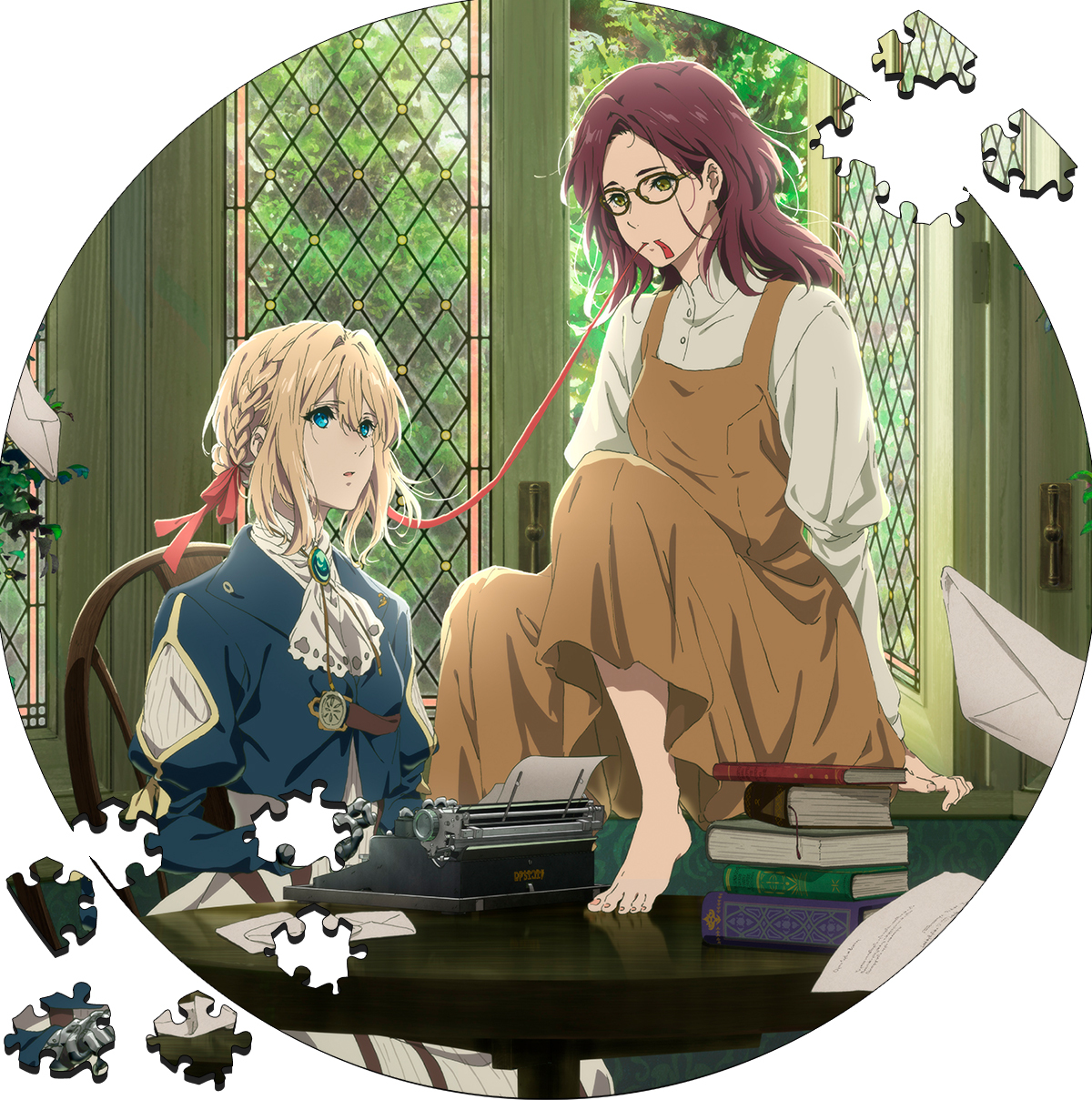 Деревянный пазл - картина на стену Манга Аниме Вайолет Эвергарден Violet  Evergarden 30х30см 169 деталей - купить с доставкой по выгодным ценам в  интернет-магазине OZON (615452760)