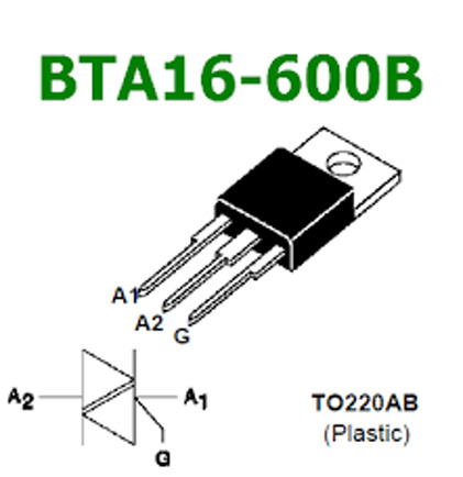 Bta16 600b схема