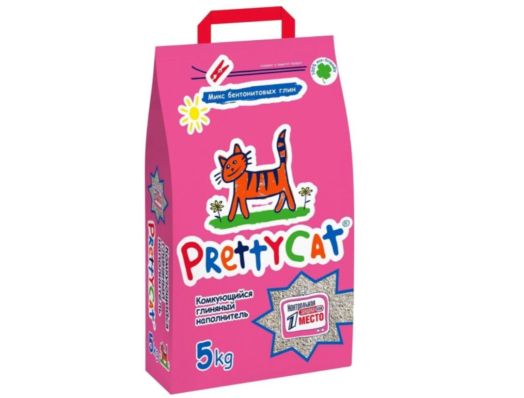 Наполнитель для кошачьего туалета prettycat