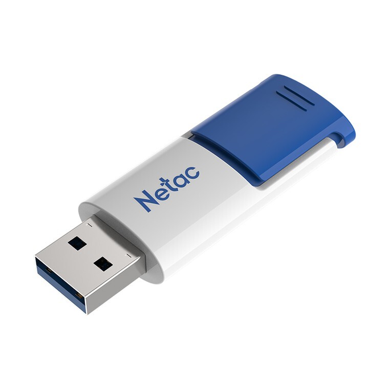 NetacUSB-флеш-накопительU182256ГБ,синий,белый