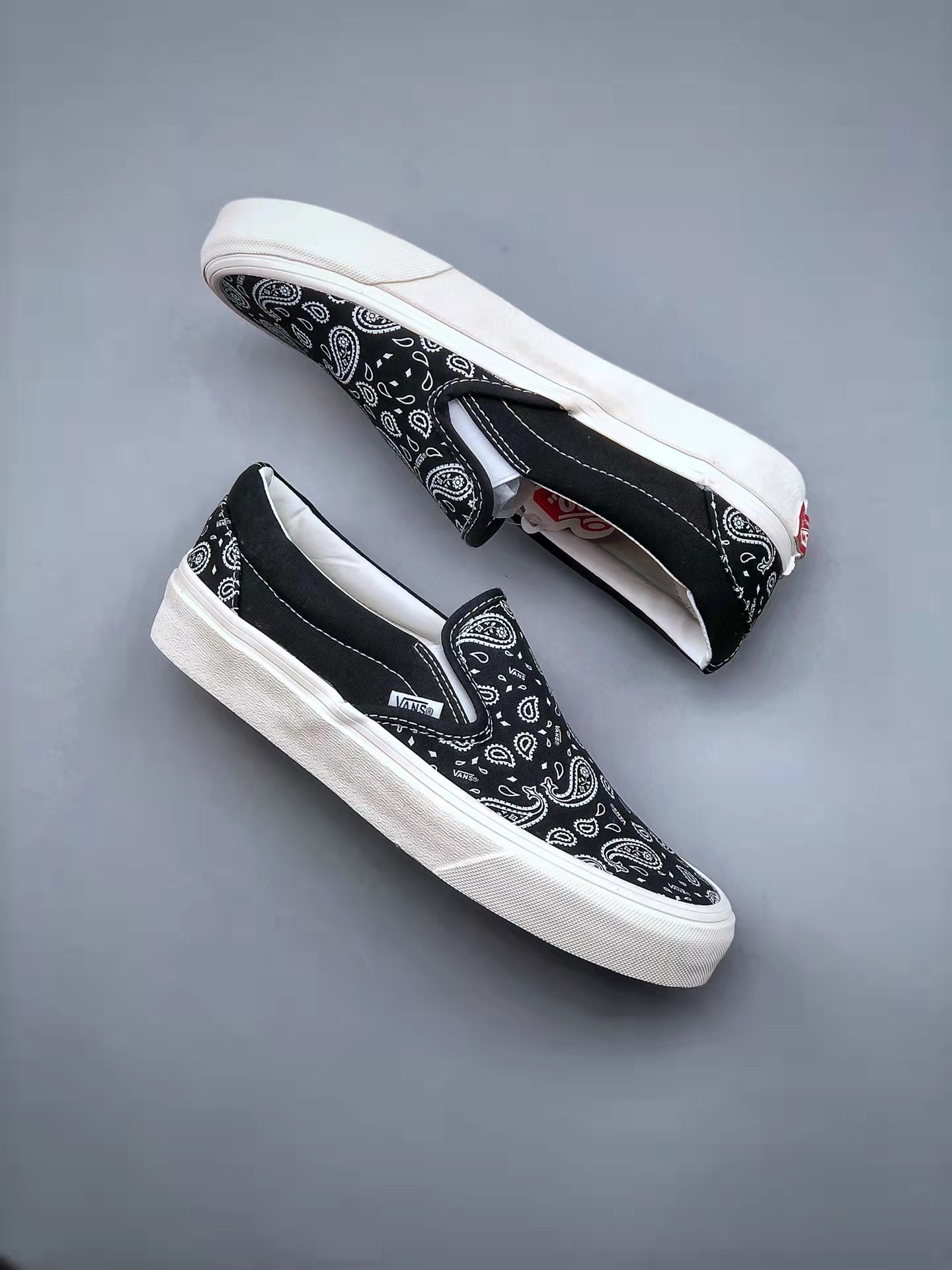 Vans слипоны кастом