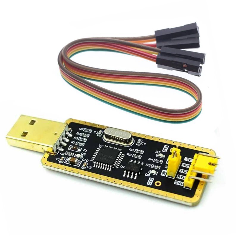 FT232USB-to-UART(USB-to-TTL)Converter,конвертеринтерфейсовначипеGP232BL,поддержка3.3Ви5В,сигнальныйшлейфвкомплекте