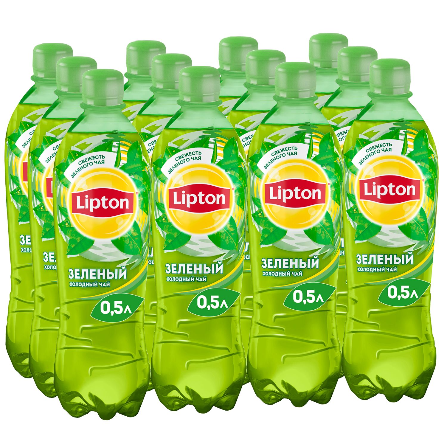 Бутылка зеленого липтона